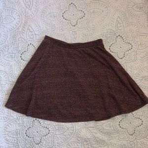 Heathered Pink Skater Skirt